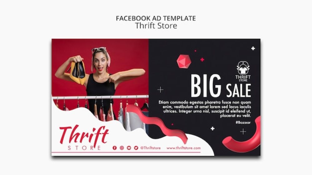 舊時光里的新發(fā)現(xiàn) 舊貨店廣告設(shè)計(jì)模板指南